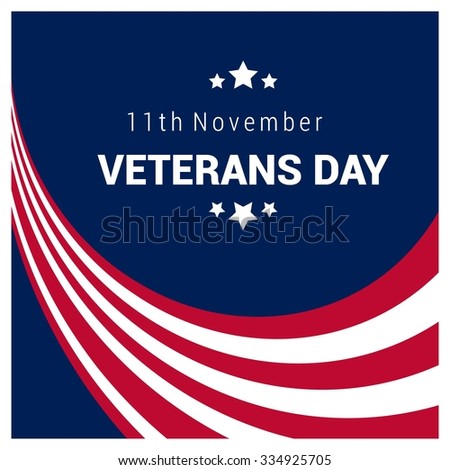 Happy And Free Veterans Day November 11th Creative Usa Flag 3d Style Template United State Of Veterans Day Email Template