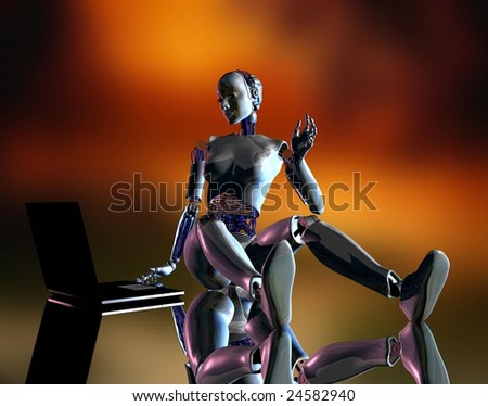 The robot - secretary