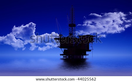 Production of petroleum in the sea