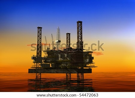 Production of petroleum in the sea