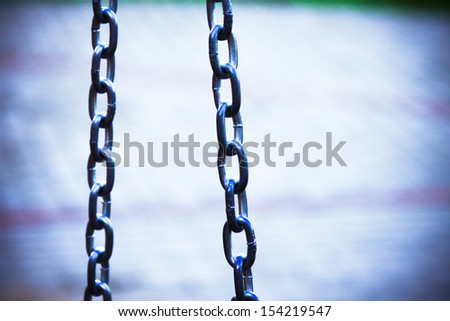 Metal chain of swing chair