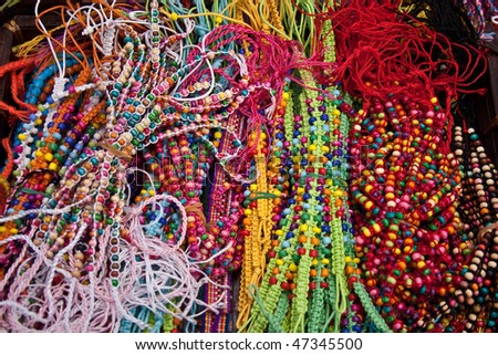 Colorful bead bracelet