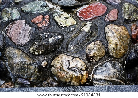 Close up of zen-like boulder / abstract background