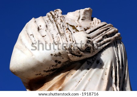 Roman statue, Ephesus, Turkey