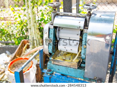 machine for make a fresh cane juice with  sugar cane press roller