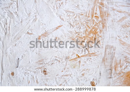 Painted old wooden wall. white background