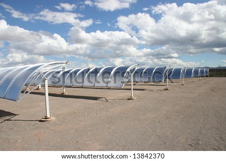 Solar panel field at Cochise College Douglas campus
