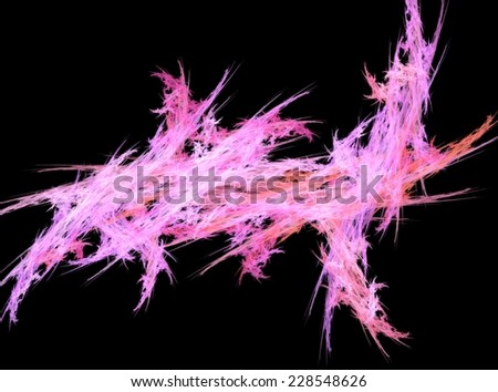 Pink abstract fractal effect light design background