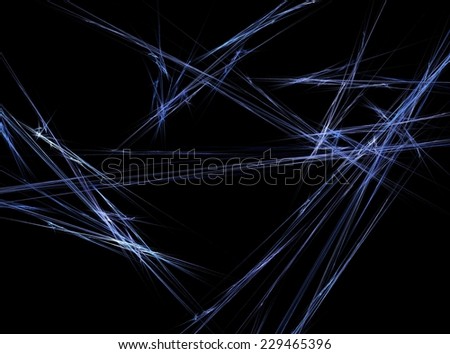 Blue lines bright abstract fractal effect light design background