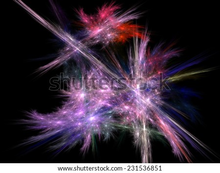 Beatiful violet bright abstract fractal effect light design background
