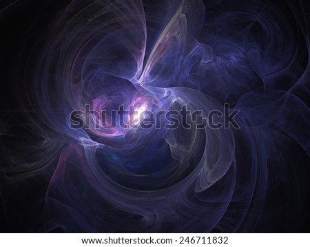 Fantasy purple white chaos abstract fractal effect light design background