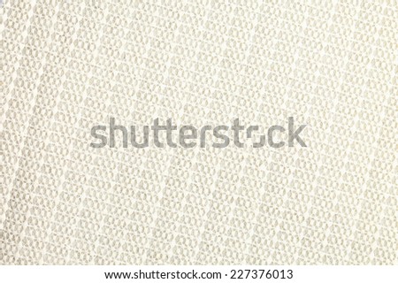 Backside of dirty cloth decoration carpet dark white color in the scene represent the roughly surface material texture.