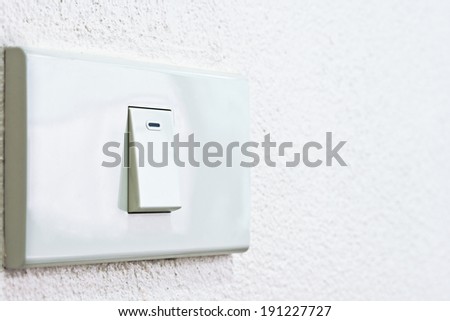 The power switch is pressed in turn on