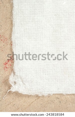 Closeup pattern of mulberry paper texture. Handmade paper. Abstract background.