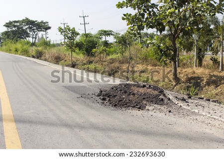 Restricted local government budgets are reflected in potholes and damaged roads.