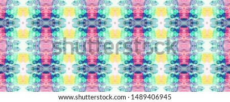Chevron Folk Texture. Watercolor Horizontal Vibrant Design. Africa Geometric Swimwear Pattern. Ethnic Symmetric Triangles Rapport. Summer Safari Background.  Rainbow African Seamless Pattern.