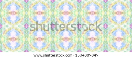 Chevron Folk Texture. Ethnic Symmetric Triangles Rapport. Summer Safari Background.  Rainbow African Seamless Pattern. Watercolor Horizontal Vibrant Design. Africa Geometric Swimwear Pattern.