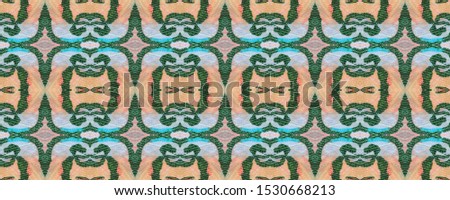 White, Teal and Red Fun Rectangle Ikat Rapport. Ethnic Seamless Pattern. Kilim Rug Random Texture.  Watercolor Ethnic Design.  Chevron Geometric Swimwear Pattern.  Paintbrush Aztec Background.