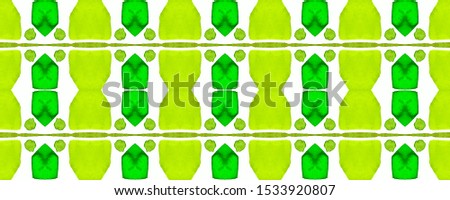 Geometric Memphis Seamless Pattern. Fun Rectangle Comtemporary Rapport. Trendy Random Texture. Turquoise Green Watercolor Vibrant Design. Paintbrush Geo Background. Fun Bauhaus Geometric Pattern