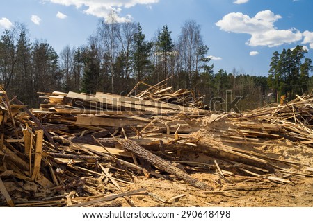 Sawmill production wastes