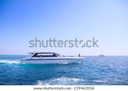 boat in the sea , Thailand,sea of Thailand