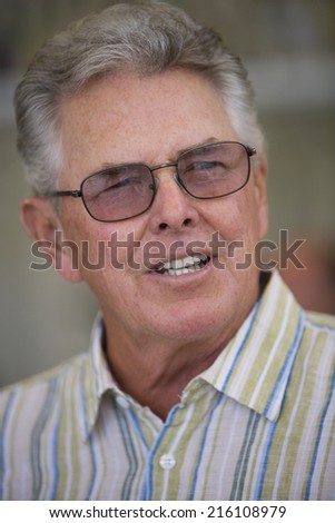 Man wearing glasses