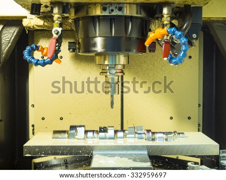 Machining precision mold and die by CNC machining center
