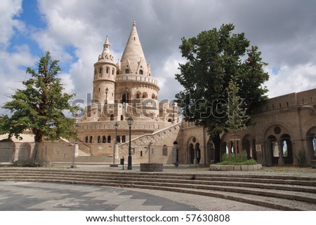 Fishermen\'s Bastion on the castle hill of Budapest, Hungary
