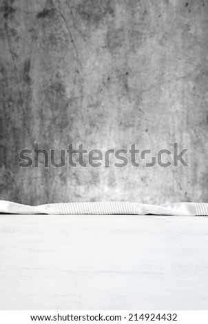 Empty wooden table background and texture