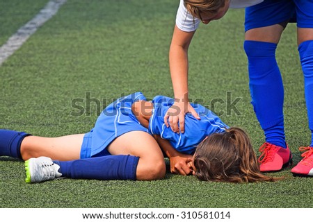 Injury on the soccer field