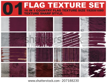 qatar Flag texture set resolution 1920x1080 pixel 16 in 1
