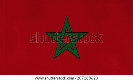 morocco flag texture with seam