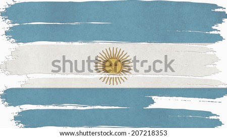 argentina Flag tinted horizontal texture