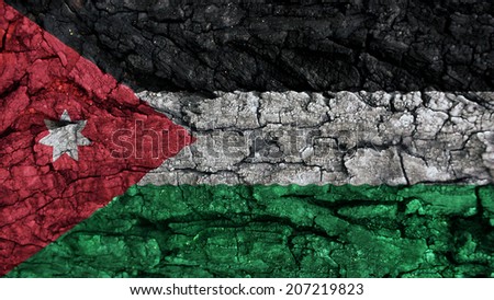 jordan Flag rough texture