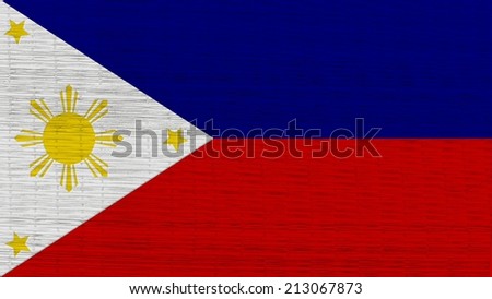 Philippines Flag Japanese mats texture