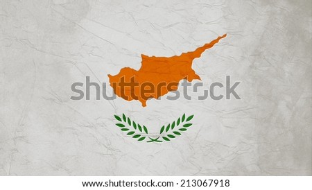 Cyprus Flag Crepe Paper texture