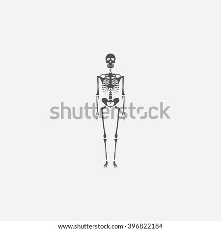 Skeleton Icon Vector. - 396822184 : Shutterstock