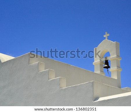 Traditional greek wedding chapel in Cyprus