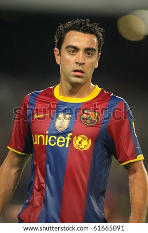 barcelona fc 2011 messi. XAVI HERNANDEZ BARCELONA 2011