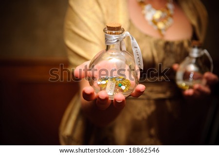 Wedding wish bottles