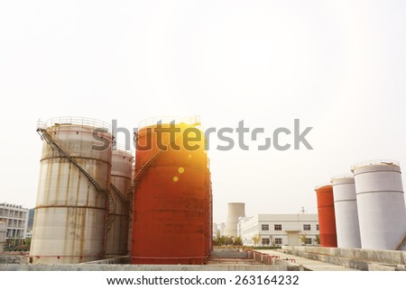 Storage of fuel storage tanks