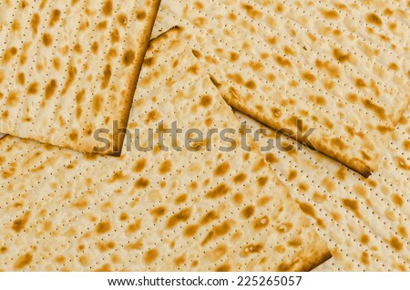 a group of rectangular Matzot, the traditional Jewish bread