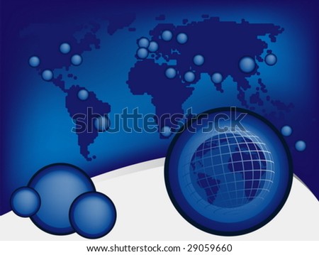 Global design background - internet connecting people