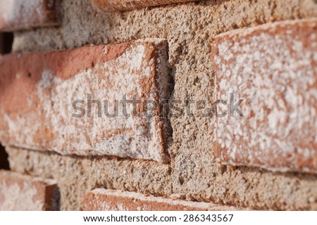 Close Up Brick Wall Texture