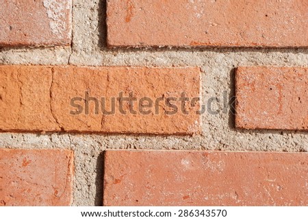 Close Up Brick Wall Texture