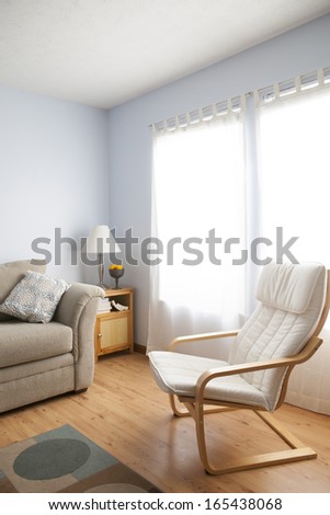 Light Blue Family Room