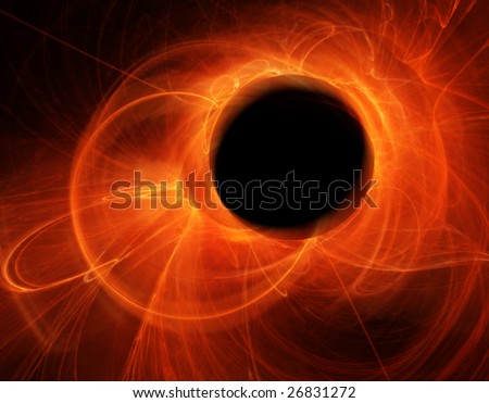 stock photo : black hole background