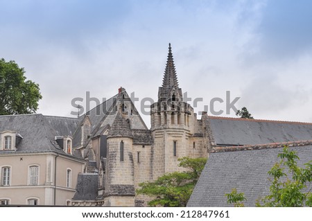 View of the city of Marmoutier in the Bas Rhin departement in Alsace in north eastern France