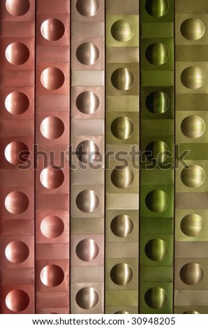 Colored metal plate background