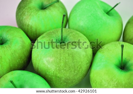 Green Granny Smith apple fluit vegetarian food